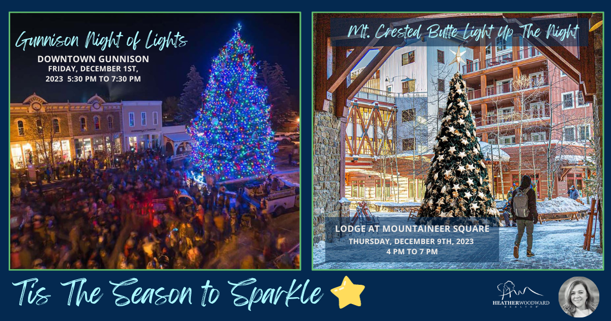 A Dazzling Duo: Gunnison Night of Lights and Mt. Crested Butte Light Up The Night