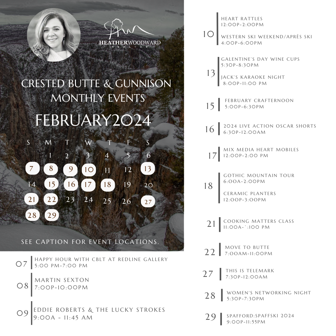 February Crested Butte & Gunnison Events