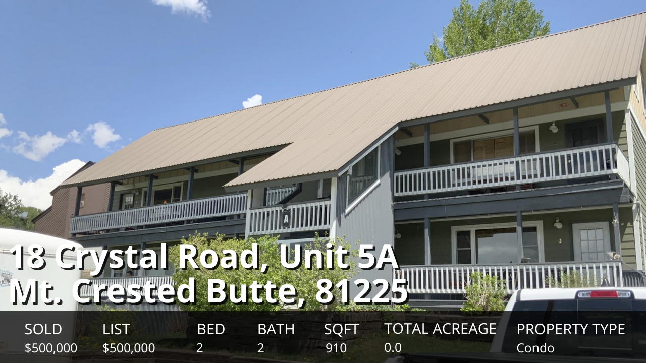 18 Crystal Road, Unit 5A | Assisted Both The Buyer & Seller | Sold Listing