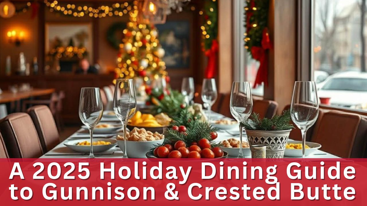 A 2025 Holiday Dining Guide to Gunnison & Crested Butte