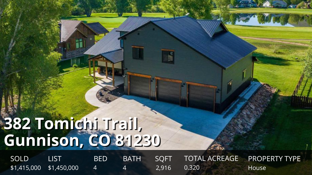 382 Tomichi Trail | Buyer Representation | Sold Listing