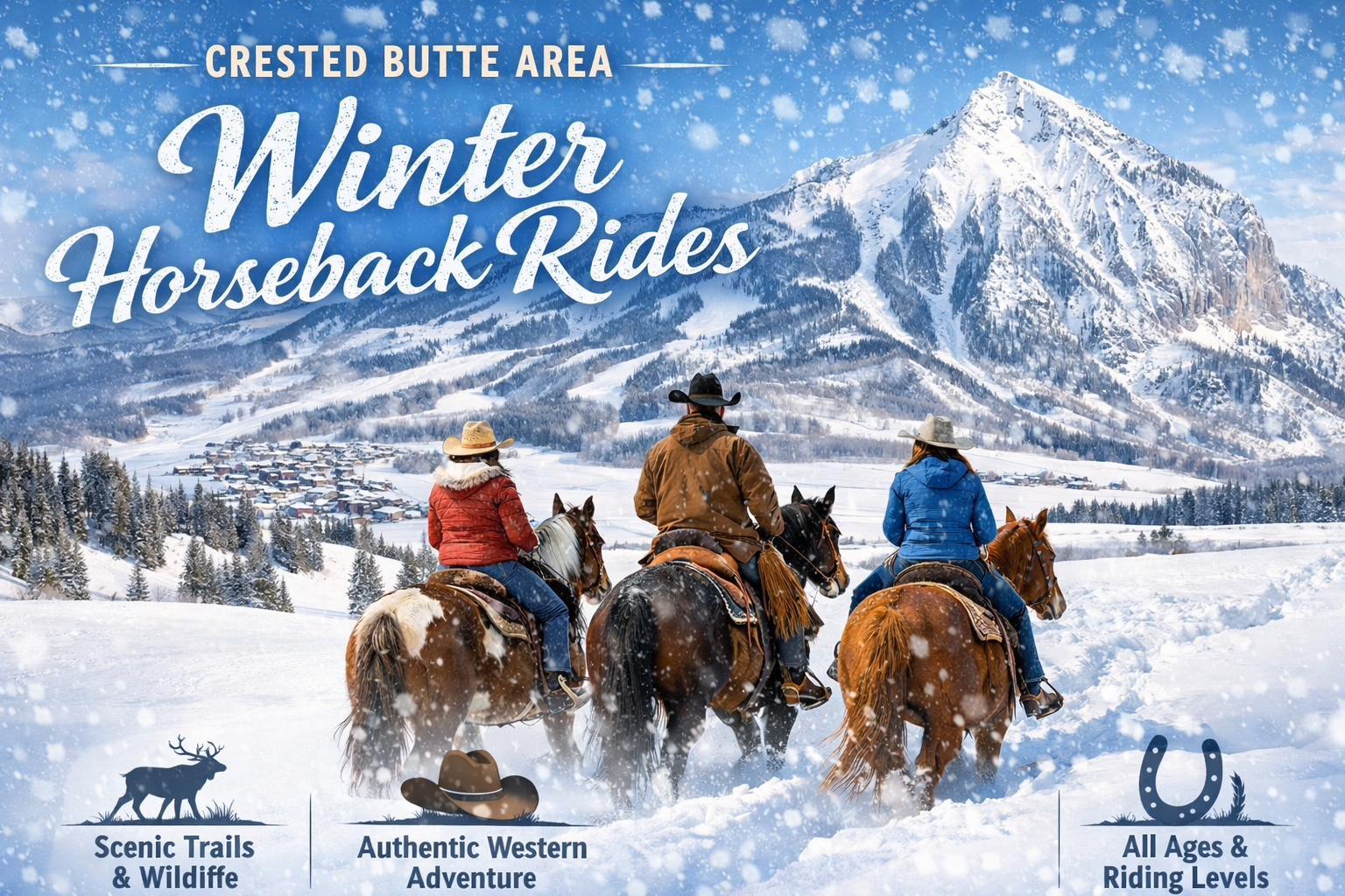 Crested Butte Area Winter Horseback Rides