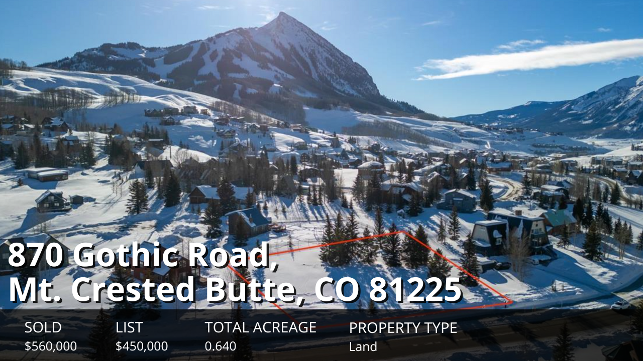 870 Gothic Road | Assisted Both The Buyer & Seller | Sold Listing