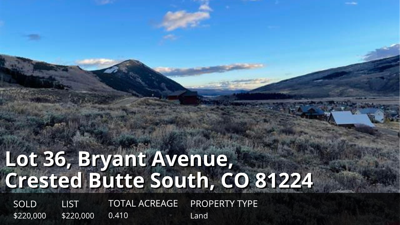 Sold Listing | Lot 36, Bryant Avenue | Assisted Both The Buyer & Seller