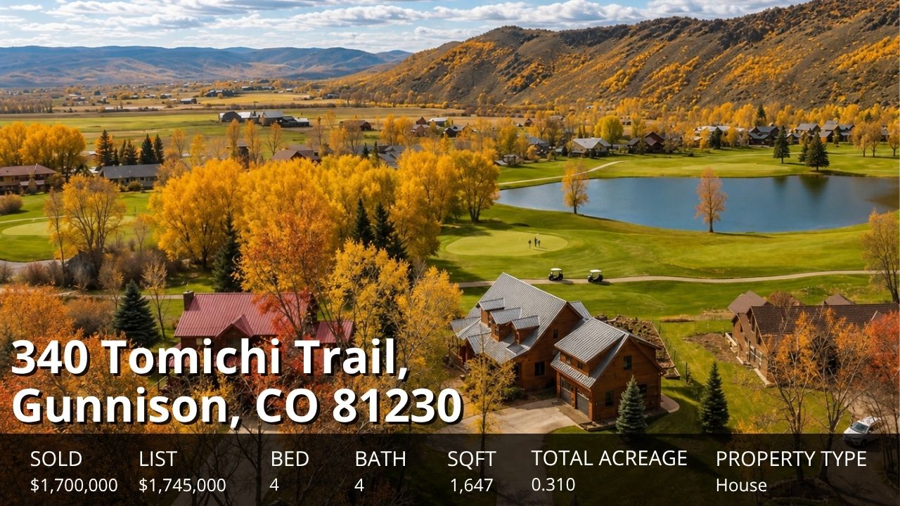 340 Tomichi Trail | Buyer Represented | Sold Listing